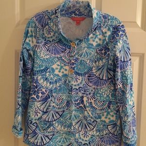 Warm,  stretchy,  Lilly Pulitzer pullover